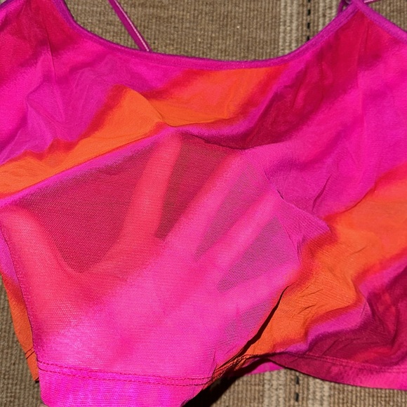 NWT 2 PIECE TANKINI WITH UNDERWIRE AND SEE THRU NETTING - Picture 5 of 8